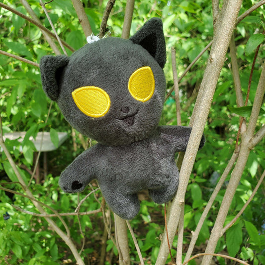 Dark Nyaight Keychain Plushie