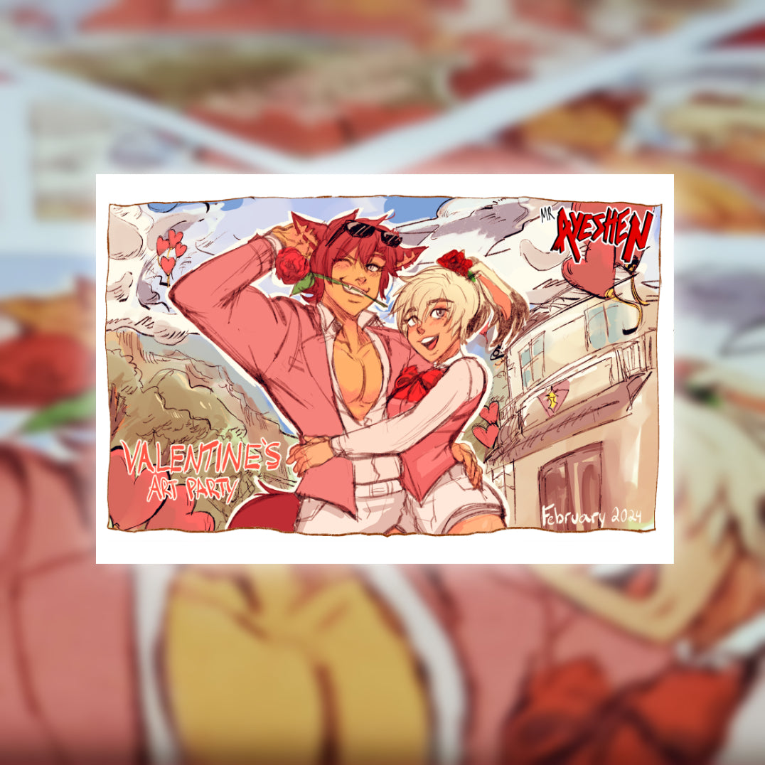 Valentine's 2024 (MrAyeshen) Postcard - Limited Edition