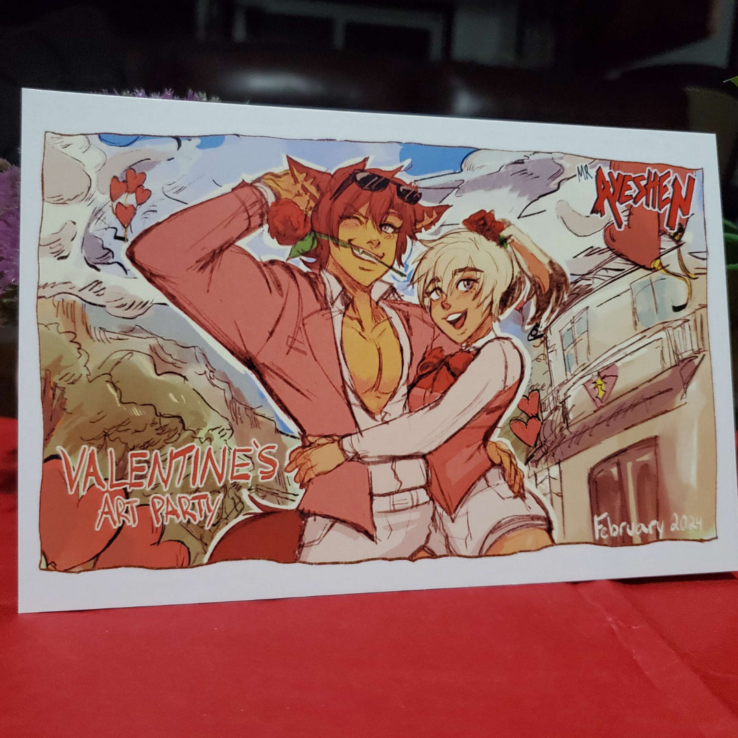 Valentine's 2024 (MrAyeshen) Postcard - Limited Edition