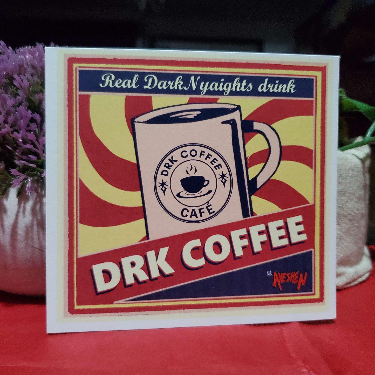 DRK Coffee Postcard by MrAyeshen