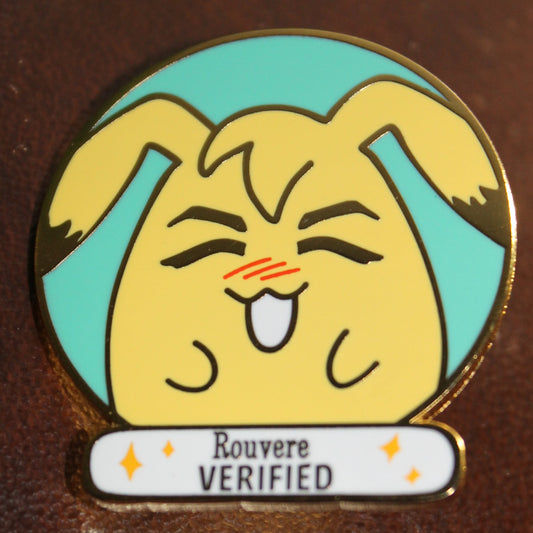Exclusive Rouvere Verified Enamel Pins