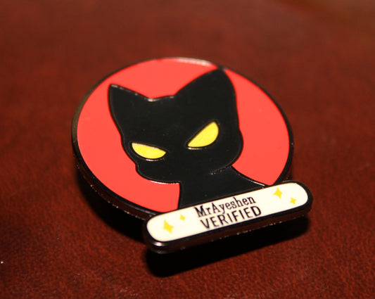Official MrAyeshen Verified Enamel Pins