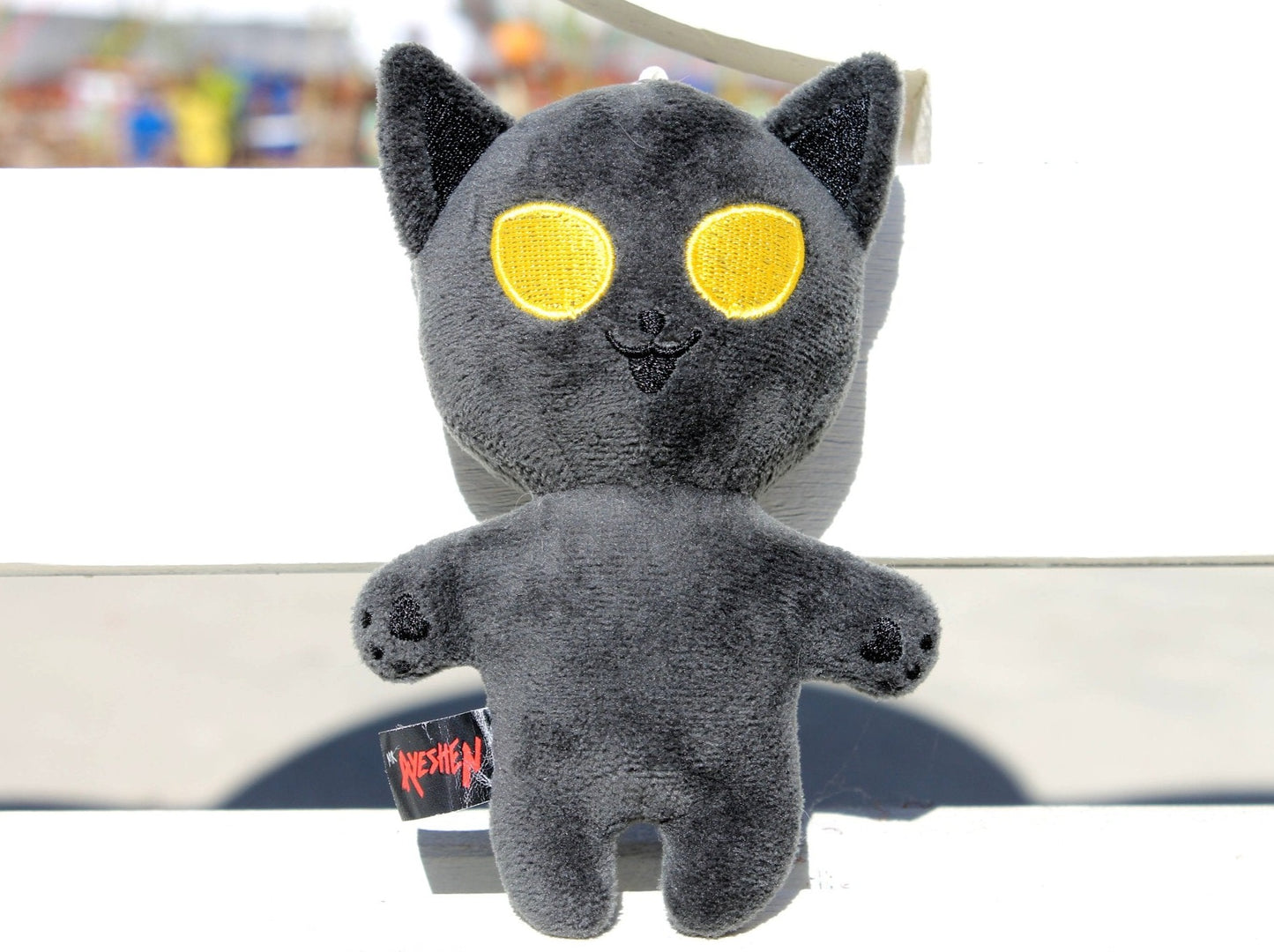 Dark Nyaight Keychain Plushie