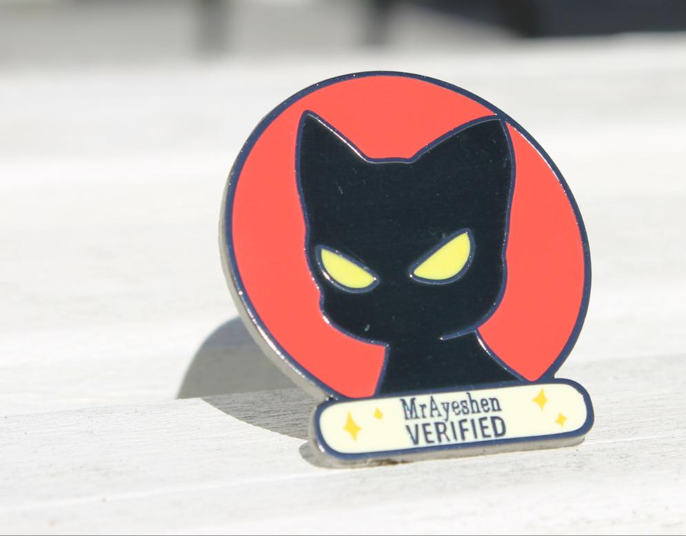 Official MrAyeshen Verified Enamel Pins